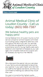 Mobile Screenshot of animalmedicalcliniclc.com